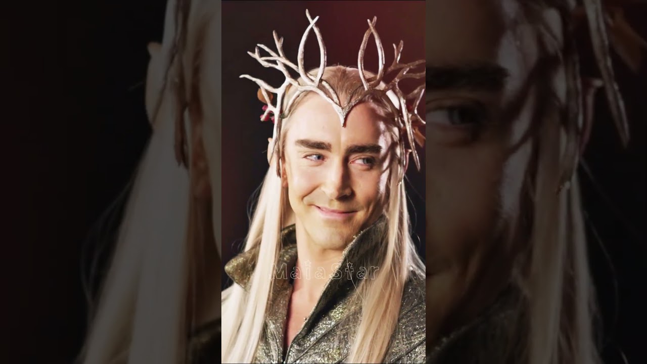 О волосах и бровях Трандуила 😂 #leepace #thranduil #thehobbit