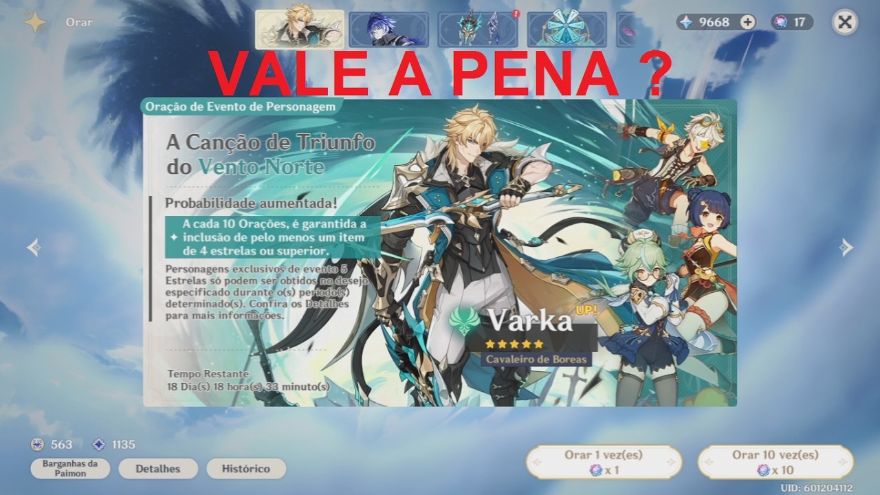 BANNER VARKA / FLINS + ARMAS VALE A PENA? - GENSHIN IMPACT (V 6.4)