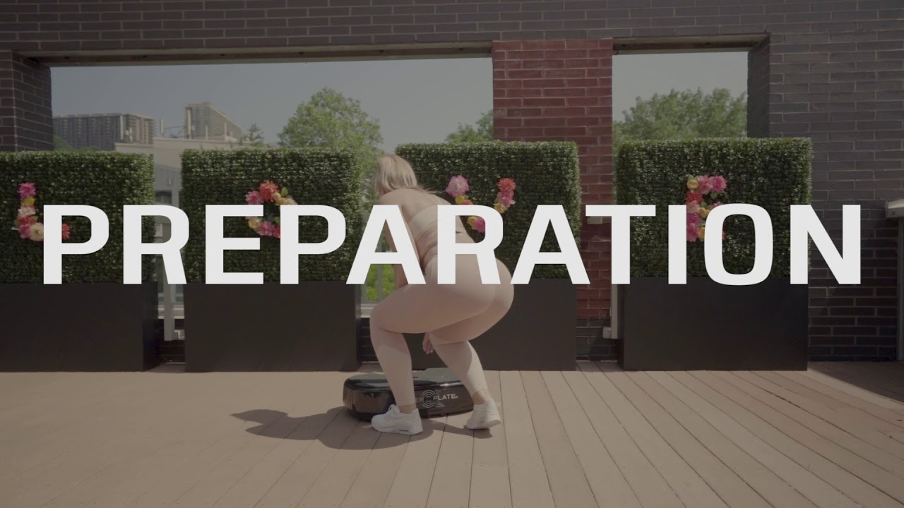 Power Plate | Iskra Lawrence's Downdog to Plank