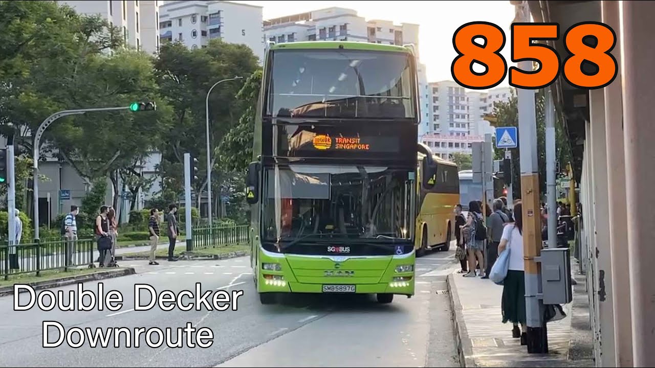 [Joyride] SMB5897G on 858 Double Deck Downroute | MAN ND323F A95 Gemilang Euro 5 (Batch 1)