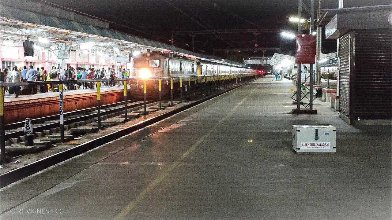 Sweet Announcement for Coimbatore SF Express || Just train arrived- Indian Railways- Tirunelveli jun