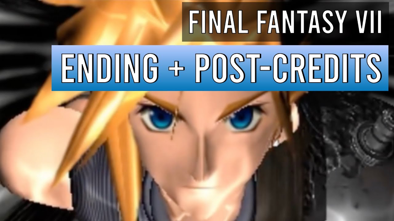 Original Final Fantasy 7 ending and post-credits scene (HD)