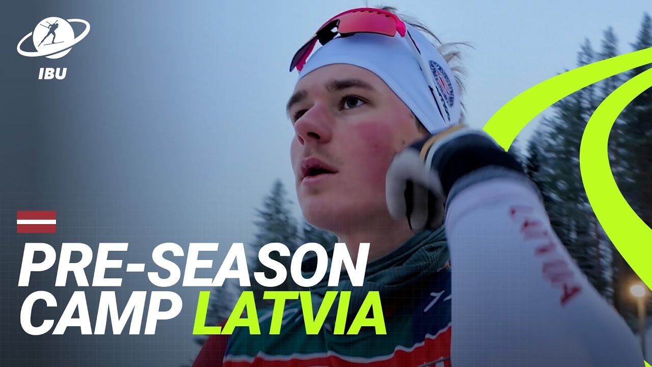 A Biathlon Day Training with Latvia's Renars Birkentals