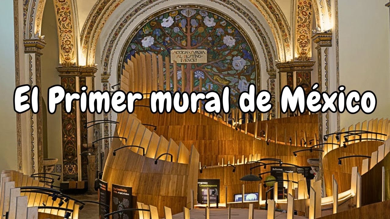 El primer mural mexicano en un antiguo templo 