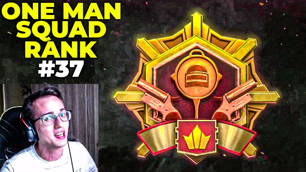 AS OLDUM ! ONE MAN SQUAD RANK 37. BÖLÜM - PUBG MOBILE
