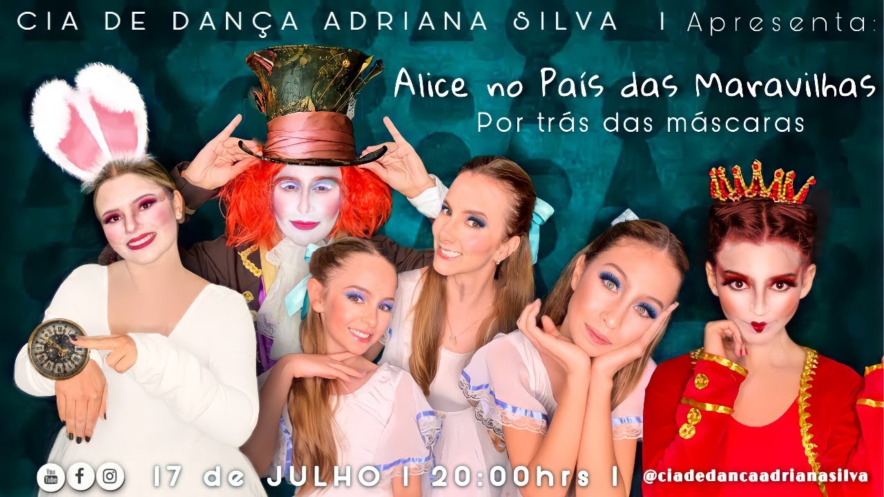 ESPETÁCULO ALICE NO PAÍS DAS MARAVILHAS - POR TRÁS DAS MÁSCARAS