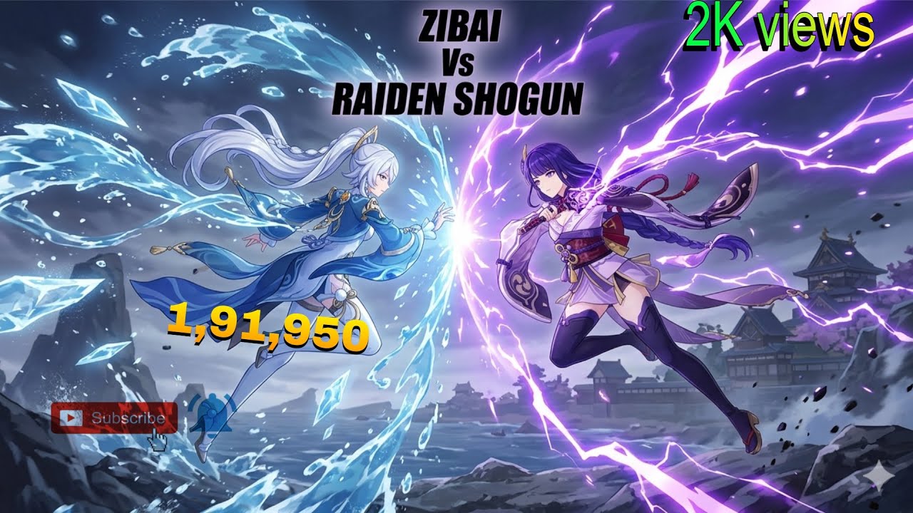 Testing Zibai R1 Speed Against Raiden Shogun Power With Active Primogem Codes | Genshin Impact | 