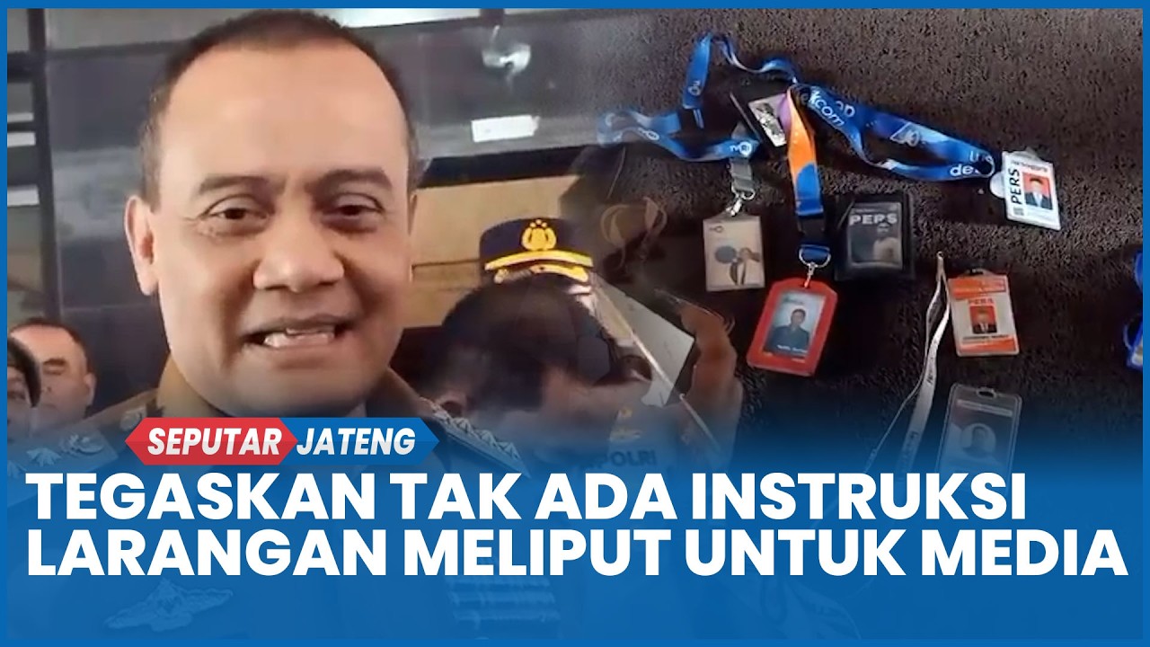 Gubernur Jateng Ahmad Luthfi Tegaskan Tak Ada Instruksi Larangan Meliput untuk Media