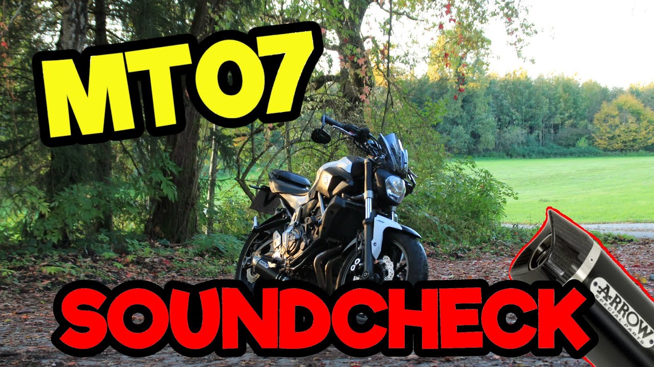 Yamaha MT07 Sound + RAW | Arrow Thunder Full System | Kalo