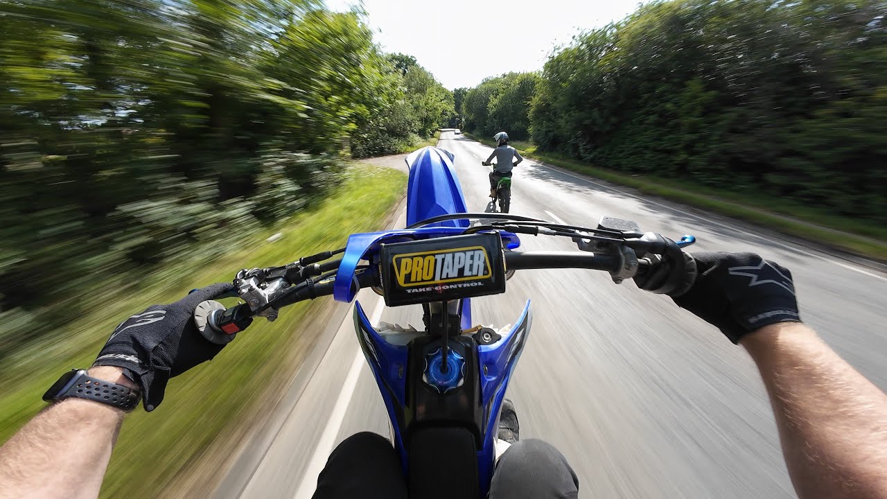 YZF 250 AND KX 85 ROAD RIDE UK (4K)