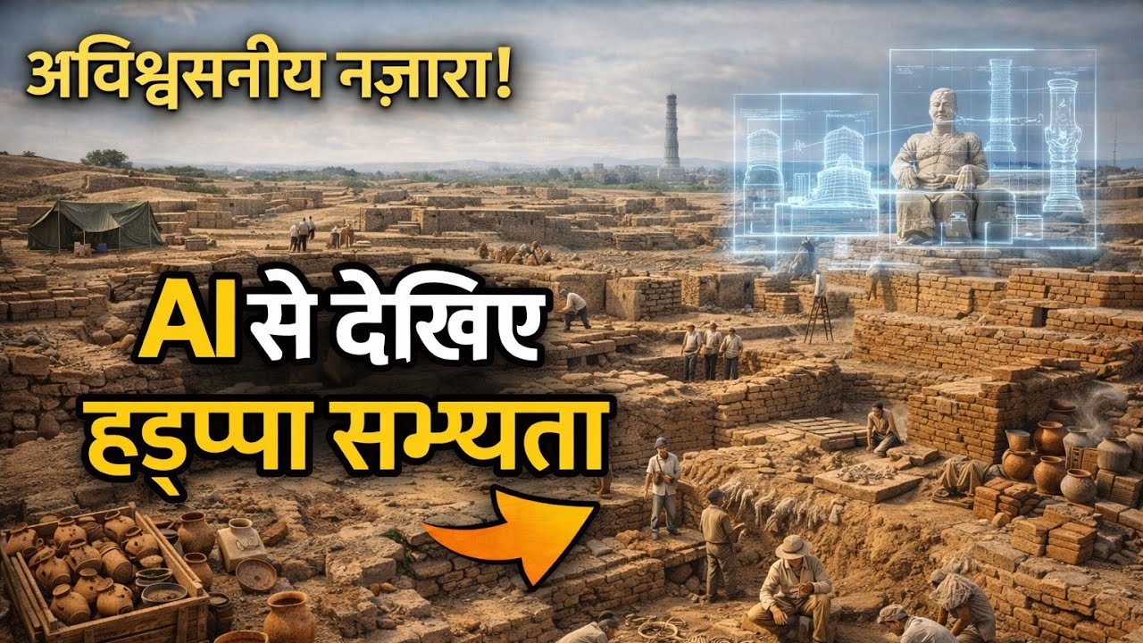 AI से देखो: दुनिया का पहला स्मार्ट सिटी हड़प्पा और उसका विनाश | #HarappanCivilisation