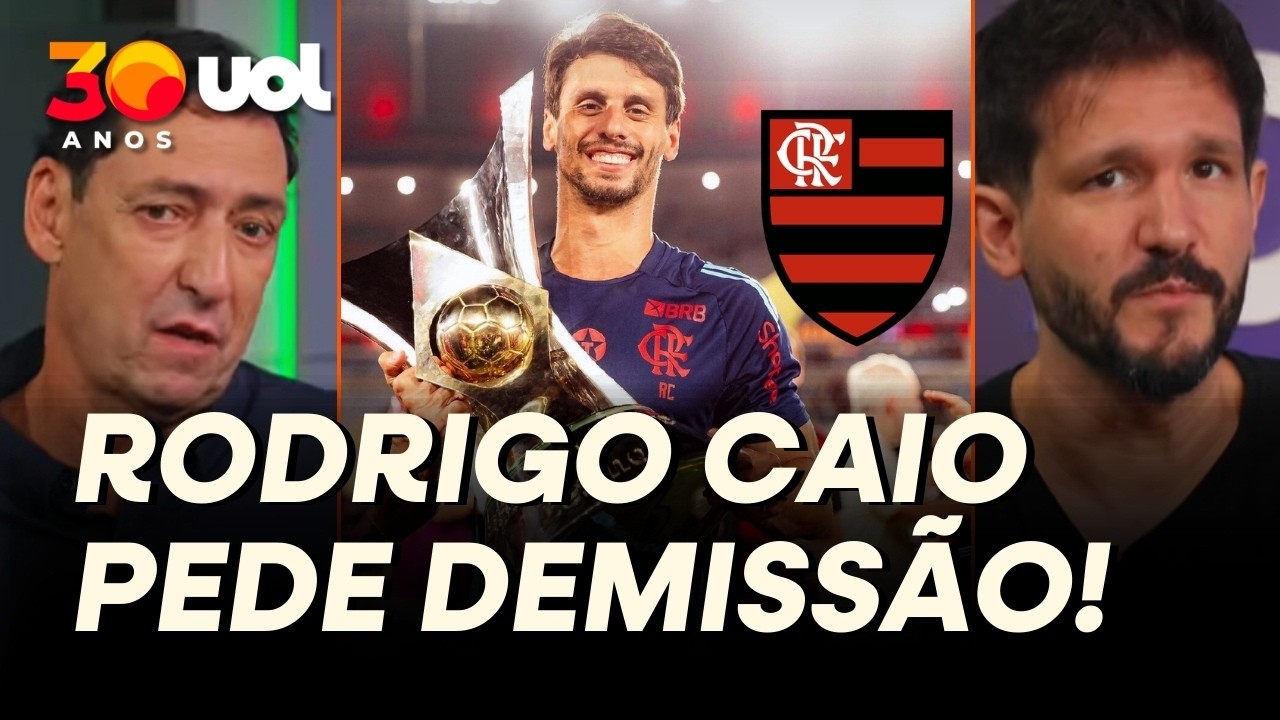 RODRIGO CAIO PEDE DEMISSÃO DO FLAMENGO APÓS O DESLIGAMENTO DO TÉCNICO FILIPE LUÍS