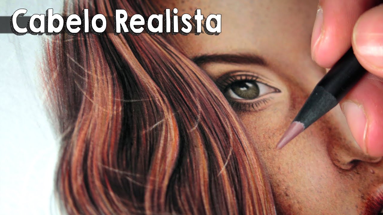 Como desenhar cabelo realista com lápis de cor #8