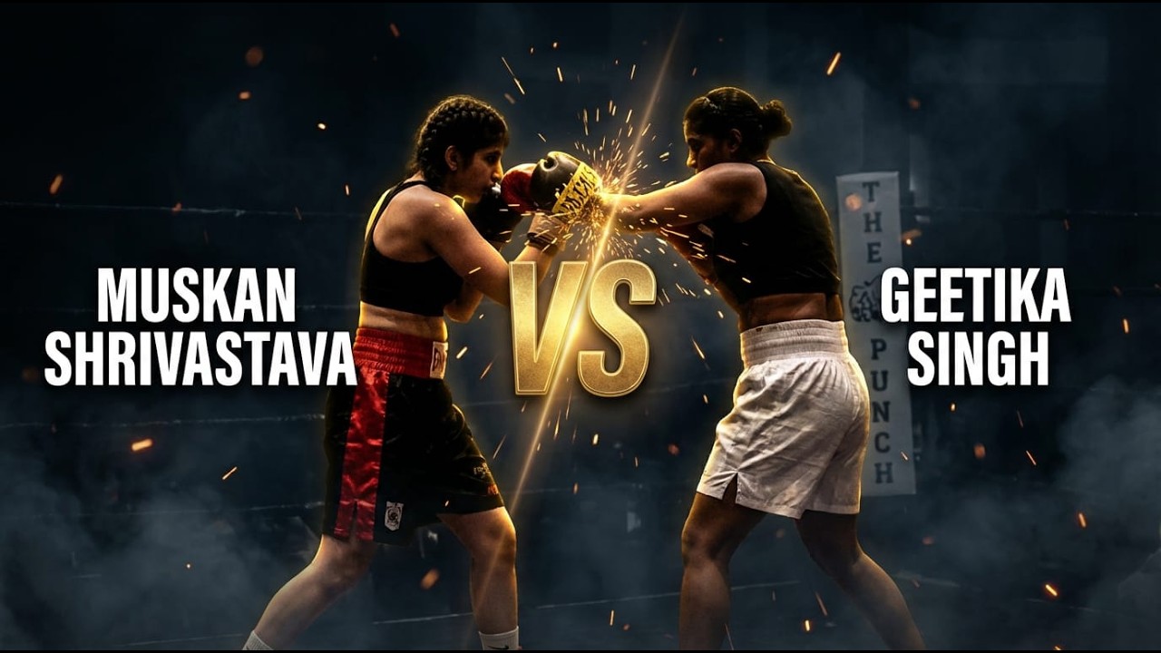 Muskan Shrivastava vs Geetika Prem Singh | The Punch Boxing | Full fight