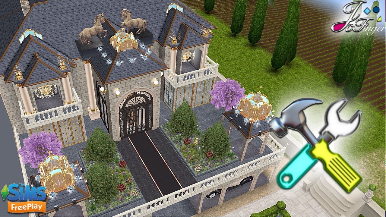 Sims FreePlay 🚧🏗| LIVE BUILD - 👑🏰| ROYAL CASTLE |🏰👑 By Joy.