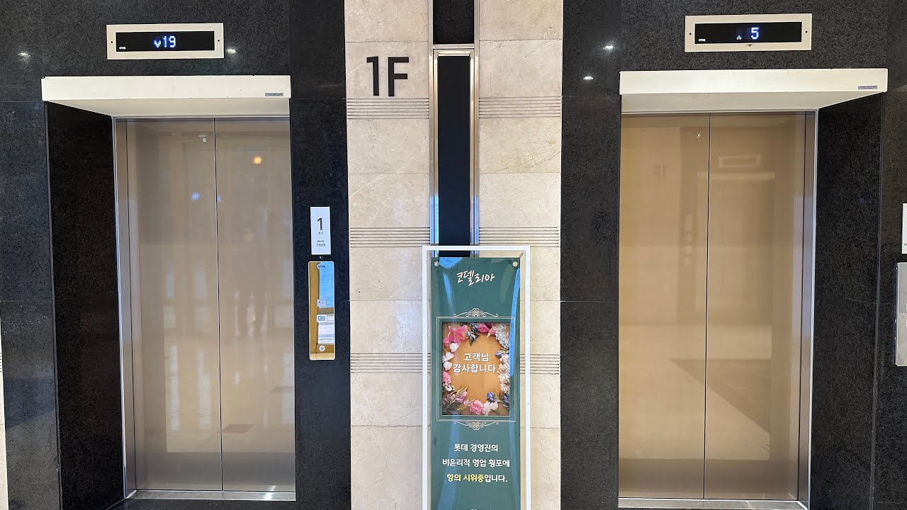 경상남도 창원시 마산합포구 롯데백화점마산점 OTIS엘리베이터 대차후