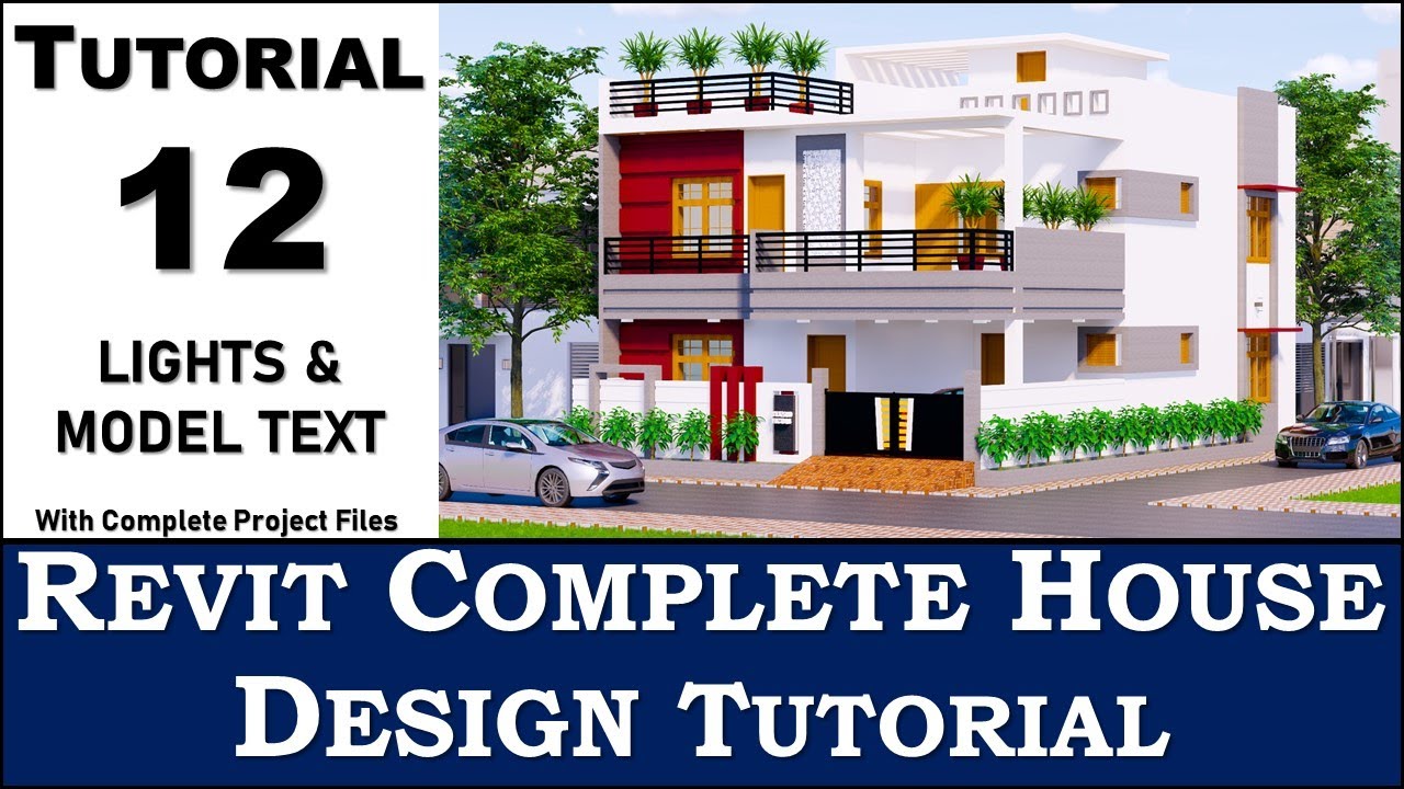 Tutorial 12 | Revit Complete House Design | Lights