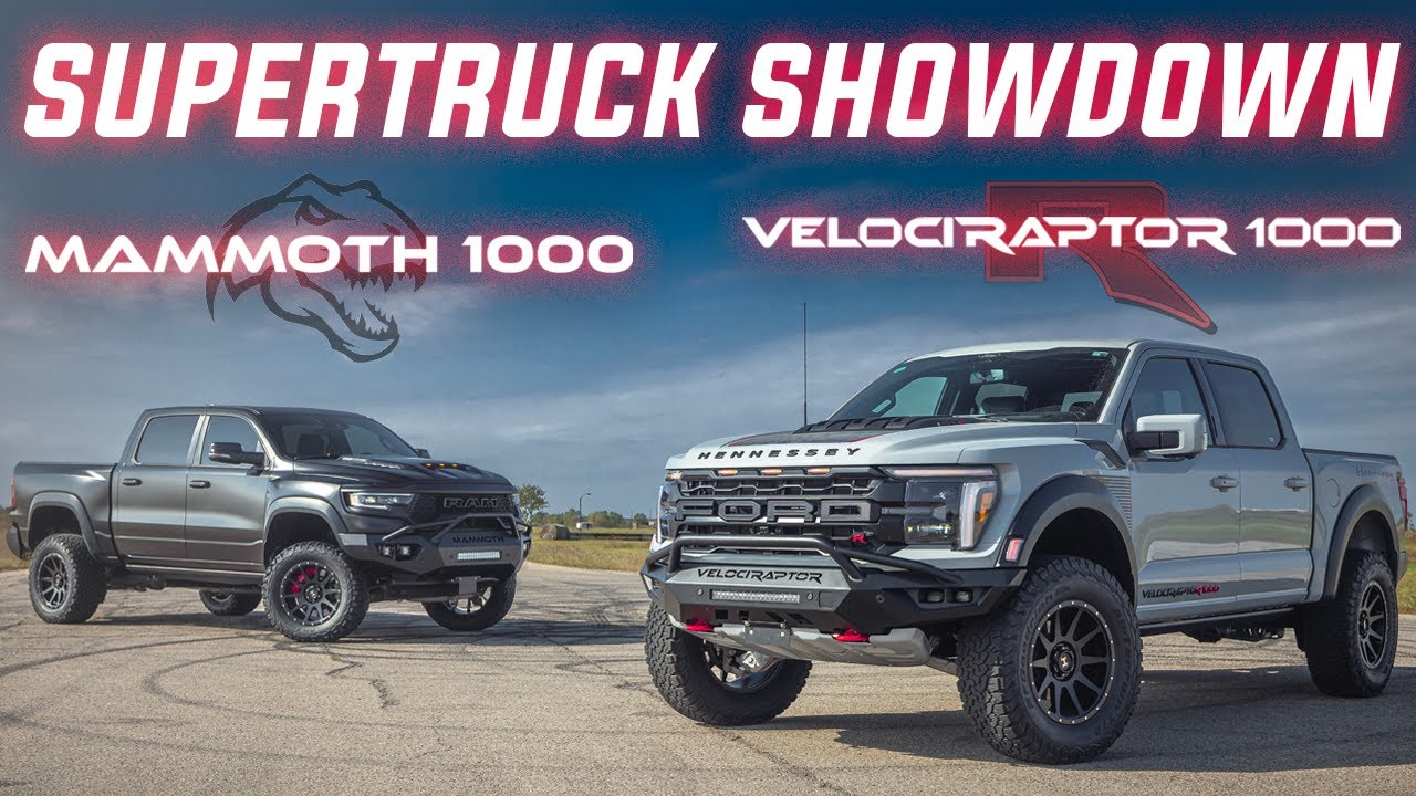 Ford против RAM | Сравнение VelociRaptoR 1000 и MAMMOTH 1000