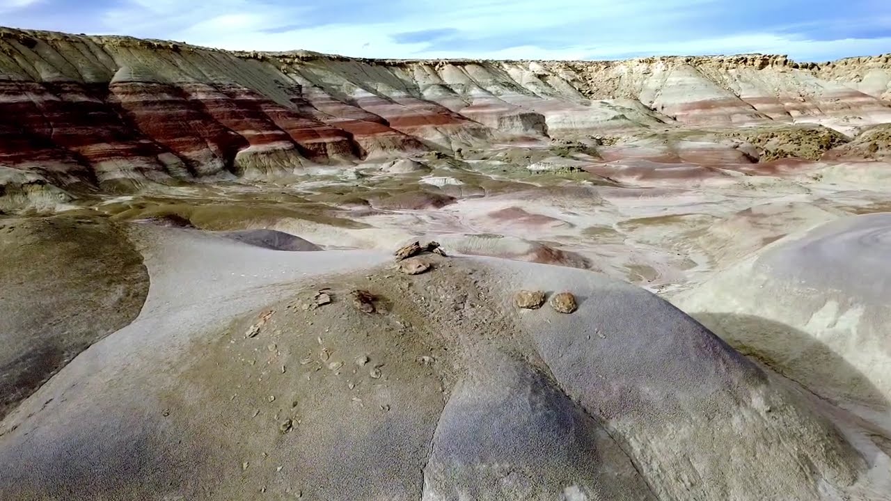 Bentonite Hills and Factory Butte