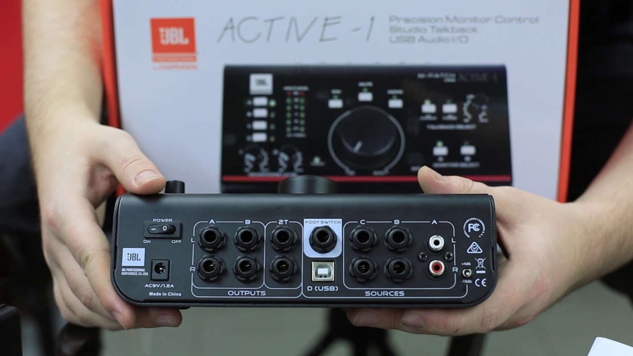 JBL M Patch ACTIVE 1 відеоогляд професійного монітор контролера