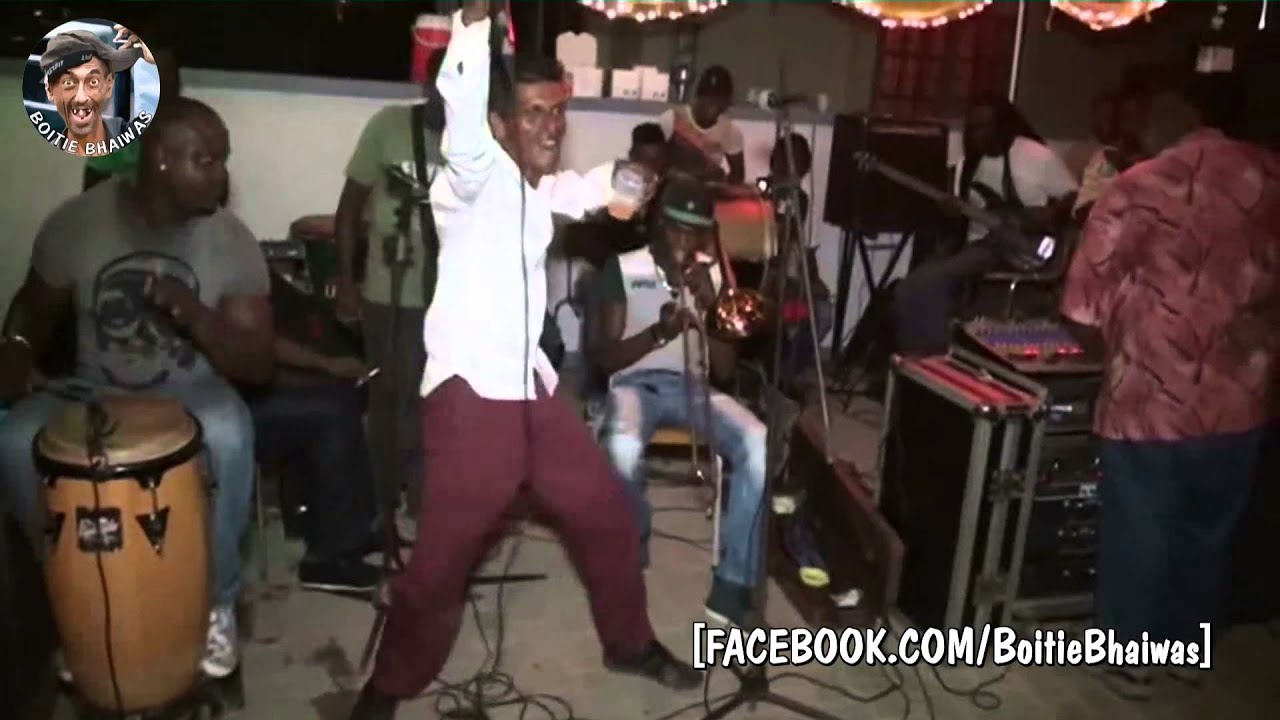 Dronken Surinaamse zanger
