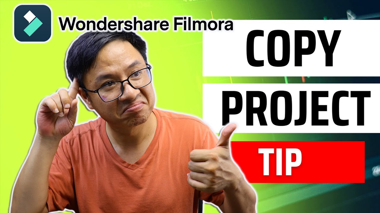 Filmora 11 Editing Trick: Copy Project