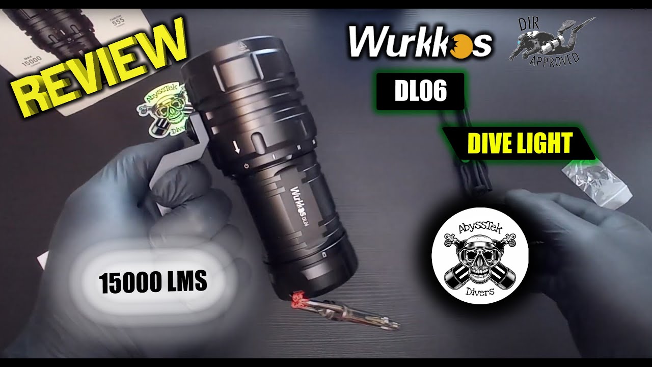 WURKKOS DL06 DIVE LIGHT REVIEW -ESPAÑOL/SPANISH-