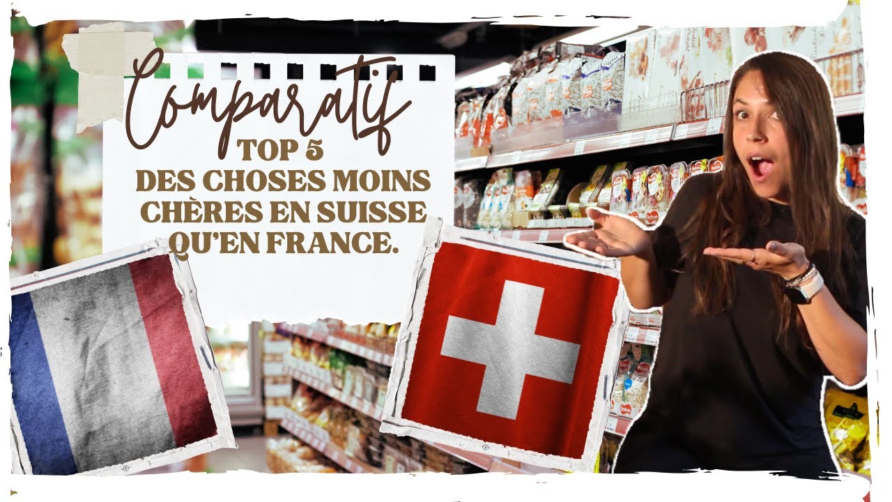 TOP 5 DES PRODUITS MOINS CHÈRE EN SUISSE 🇨🇭.