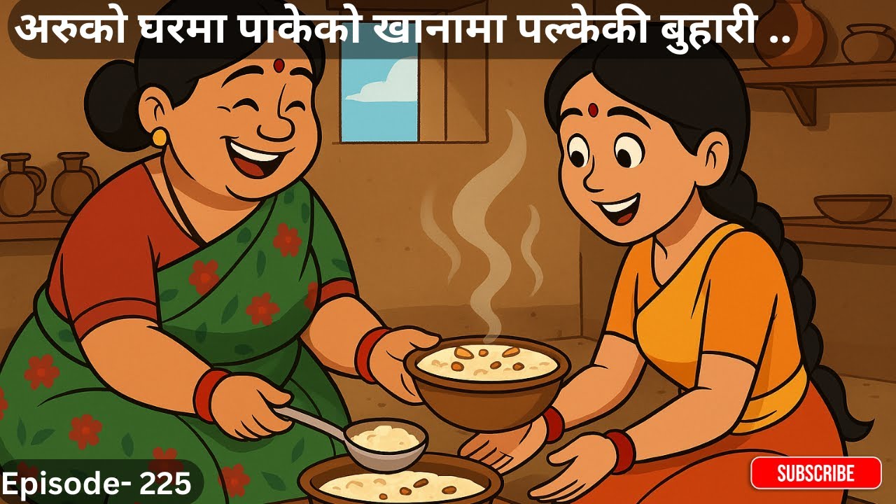 अरुको घरमा पाकेको खानामा पल्केकी बुहारी... - 225 #kathamandap #suspensestories #lokkatha