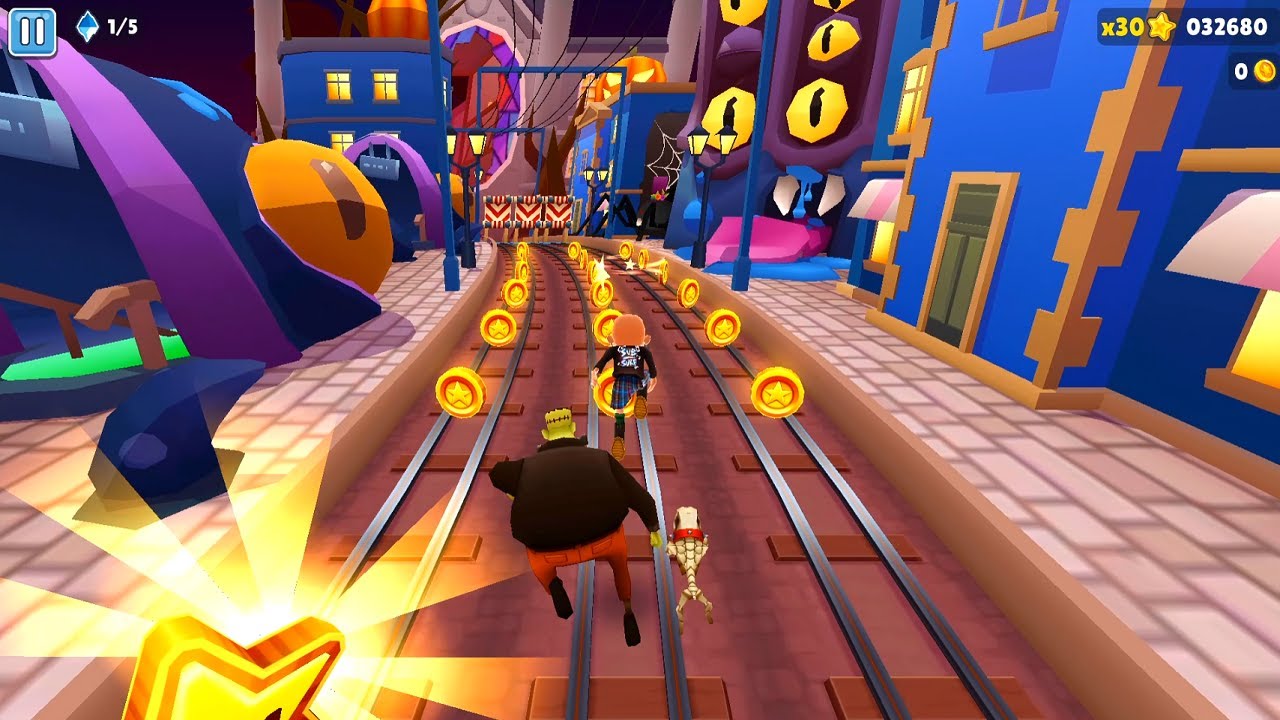 No Coin Challenge Subway Surfers 1:09 Handcam emulador satisfat&oacute;rio