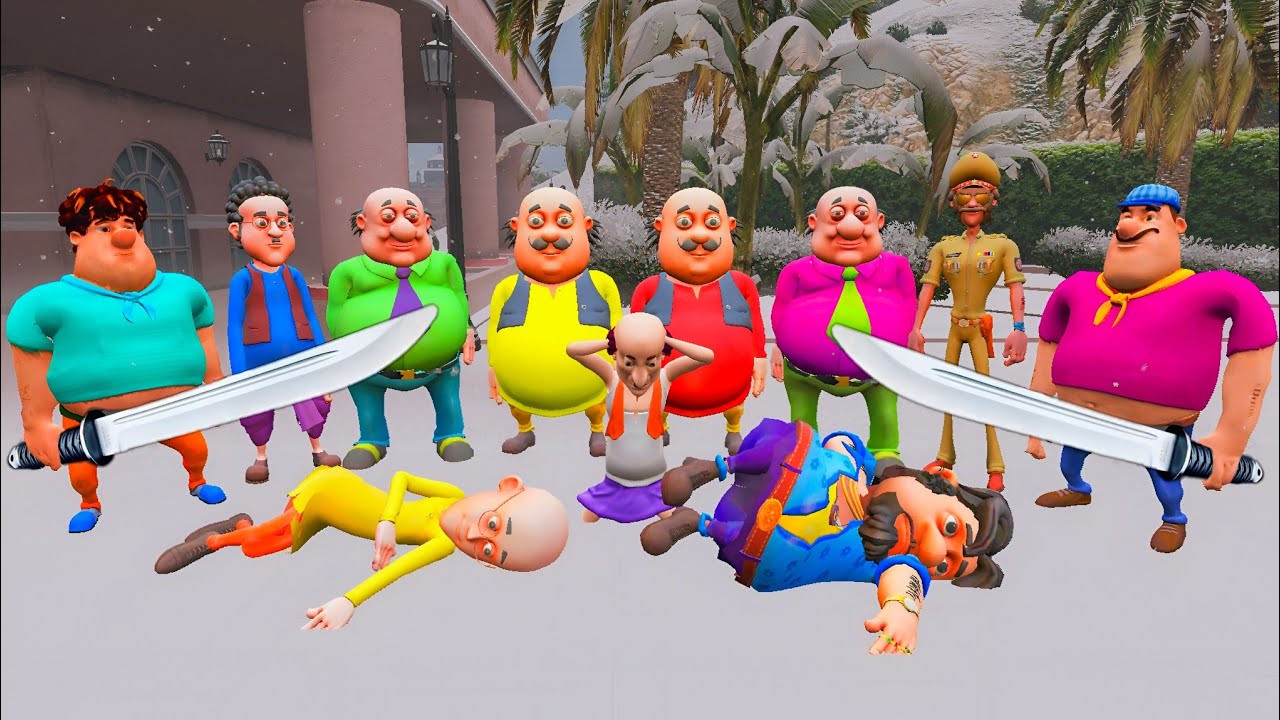 Motu Patlu And No 1 No 2 Playing Secret Hide And Seek In Gta 5 😱 | लुक्का छिपी 