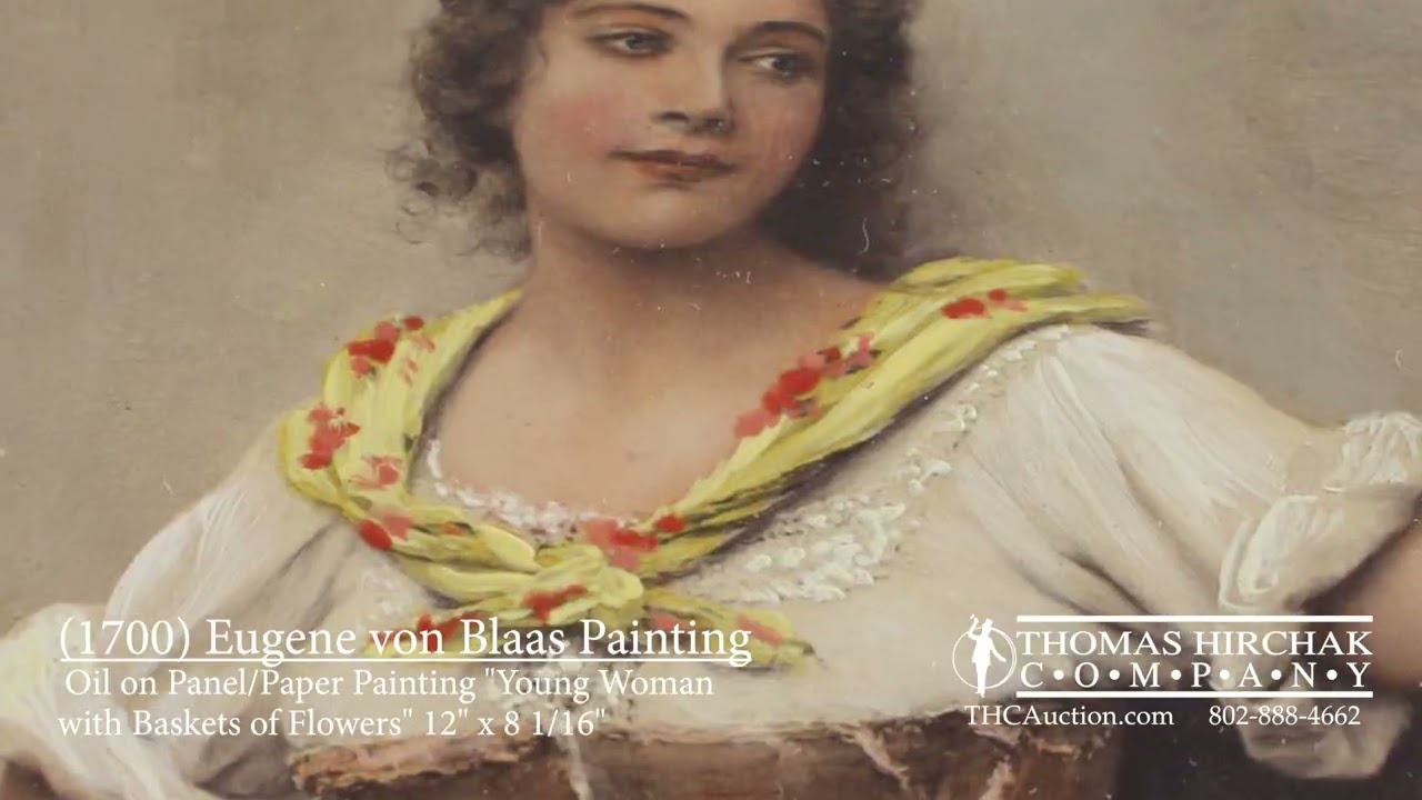 Eugene von Blaas Painting (1700) Up For Auction