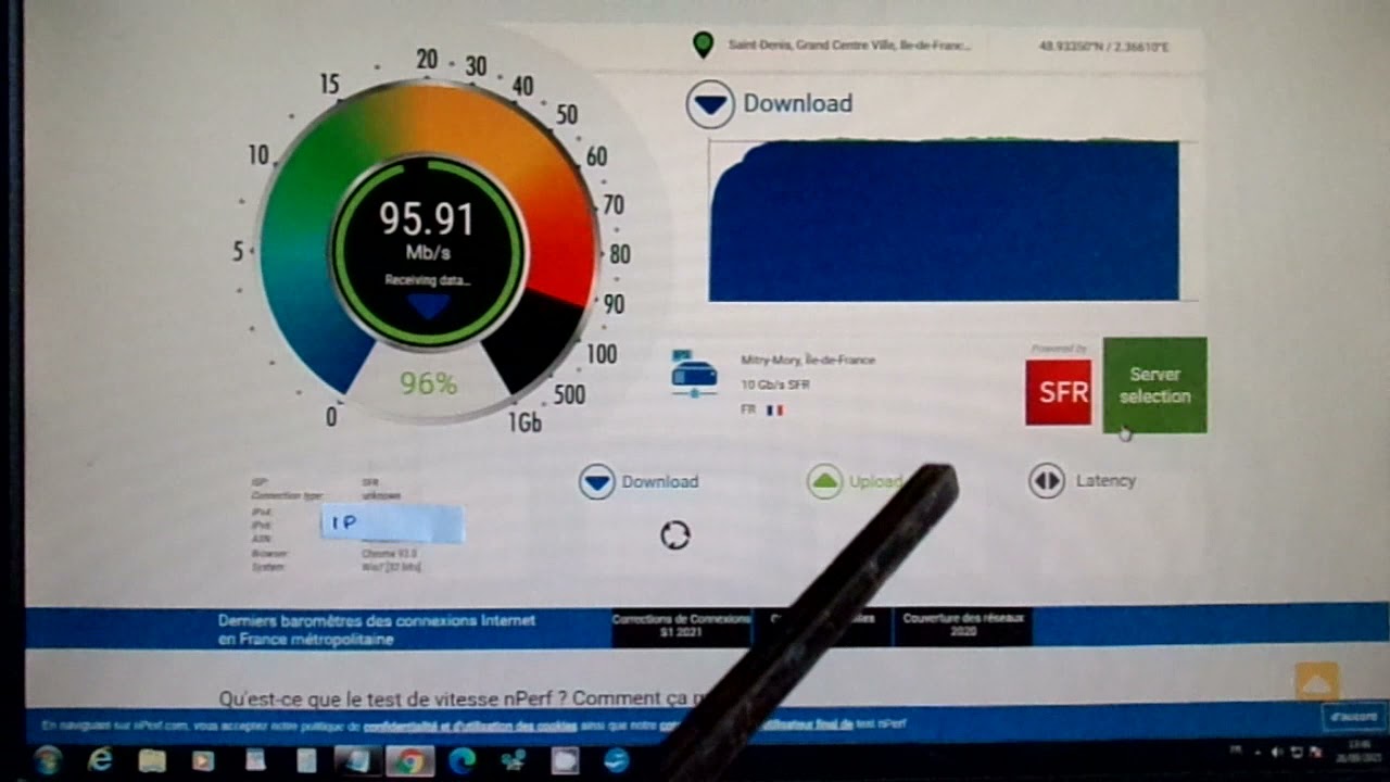 comment savoir si votre connexion internet &agrave; un bon d&eacute;bit ( en  1 Clic )