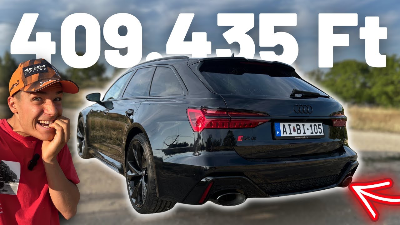 Az Audi RS6 VALÓS heti költsége - CSŐDBE megyek! 😭