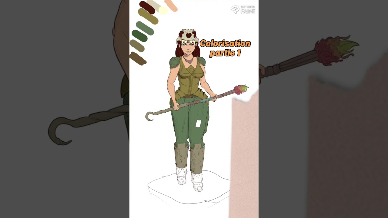 Timelapse Colorisation Concept Art Post-Apocalyptique