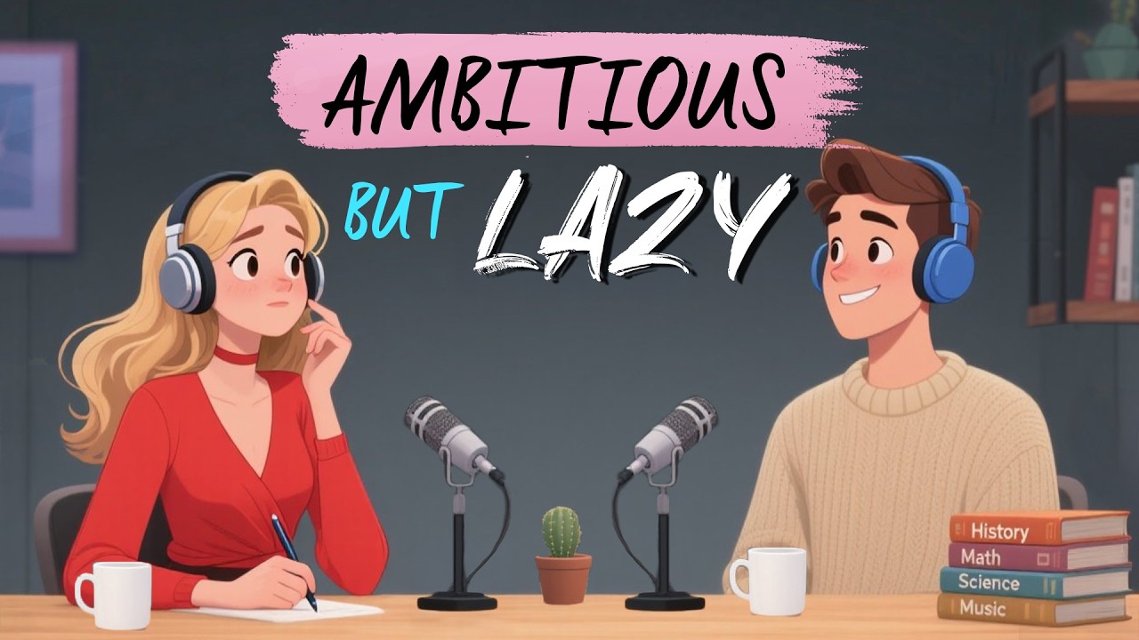 If You’re Ambitious But Lazy, You Should Watch This Video | Daily English Conversation for Beginners
