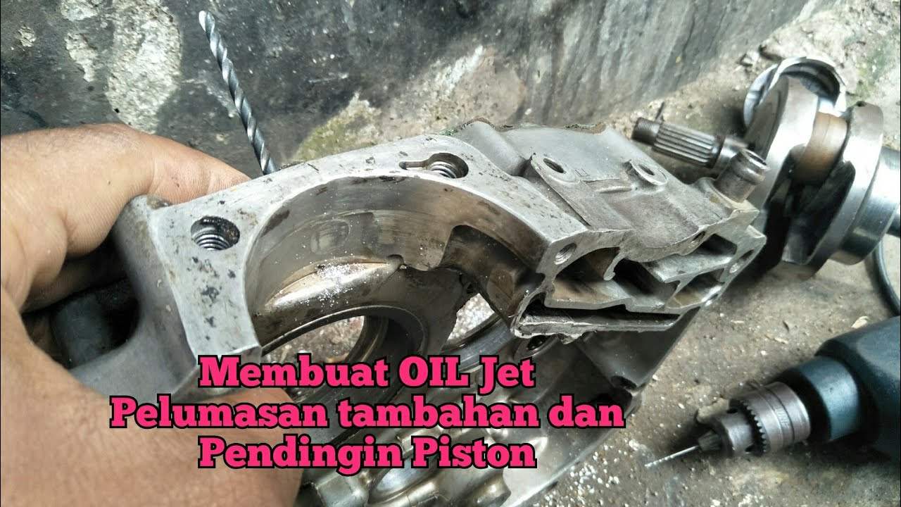 Membuat OIL Jet di mesin tiger/gl