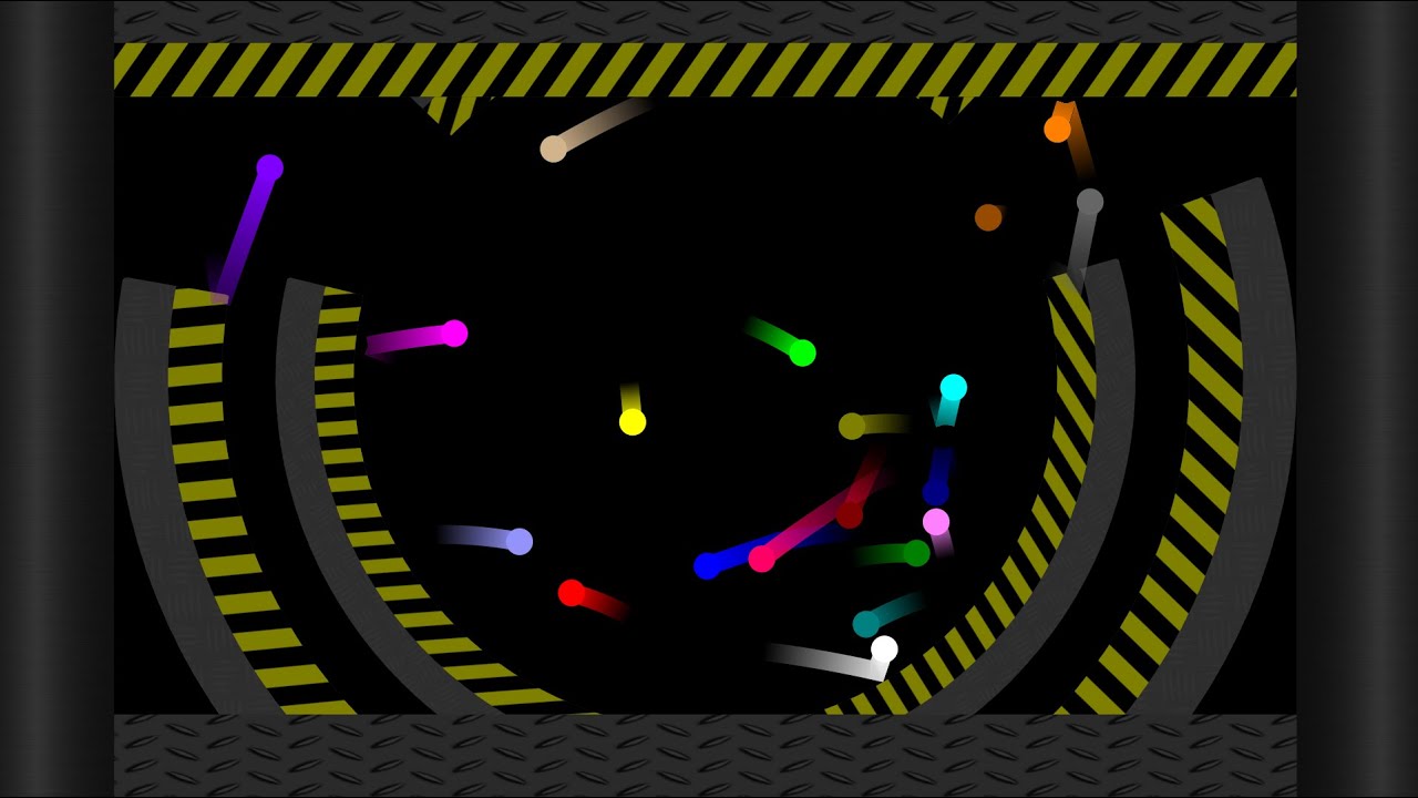 Shutter Crush 4 - Marble Race in Algodoo