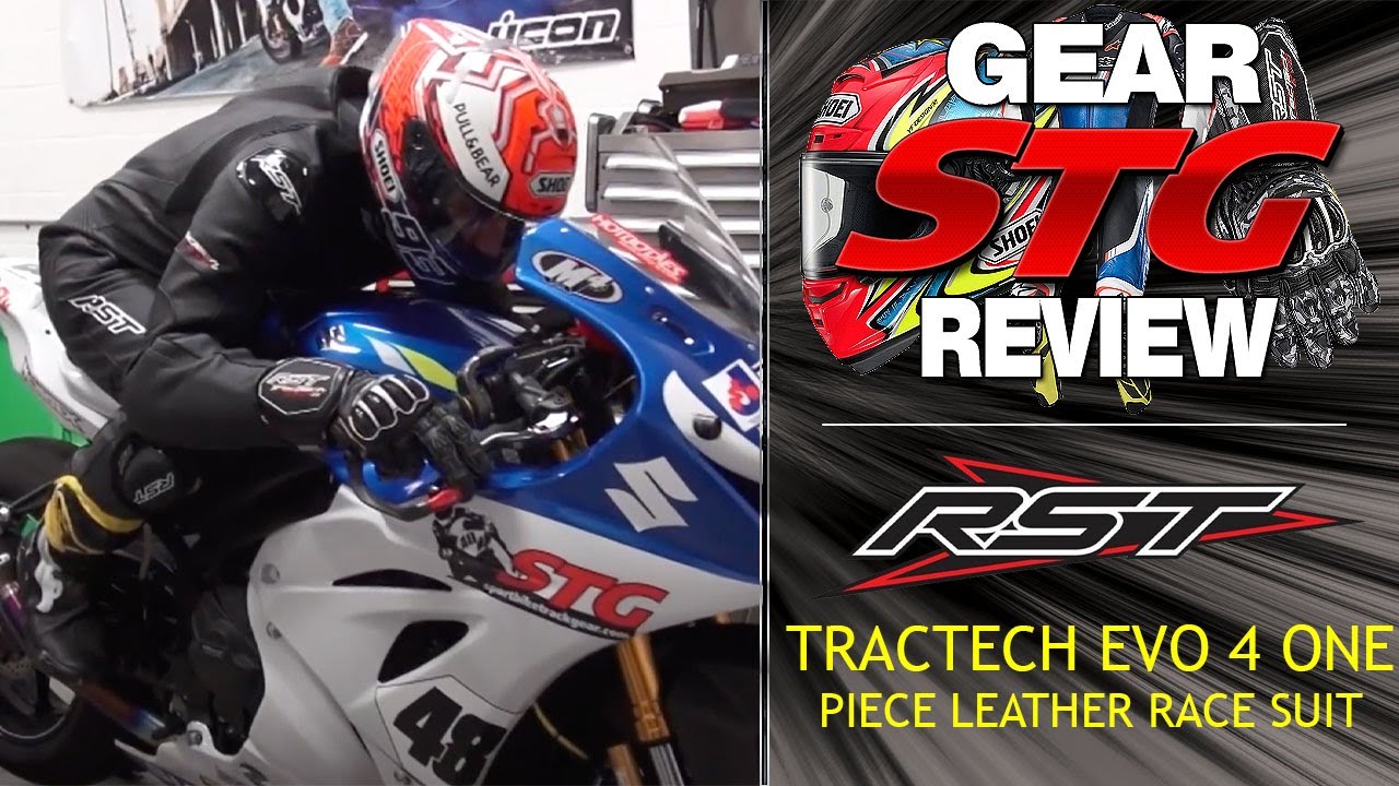 Обзор кожаного гоночного комбинезона RST TracTech Evo 4 | Экипировка для гоночных треков Sportbike