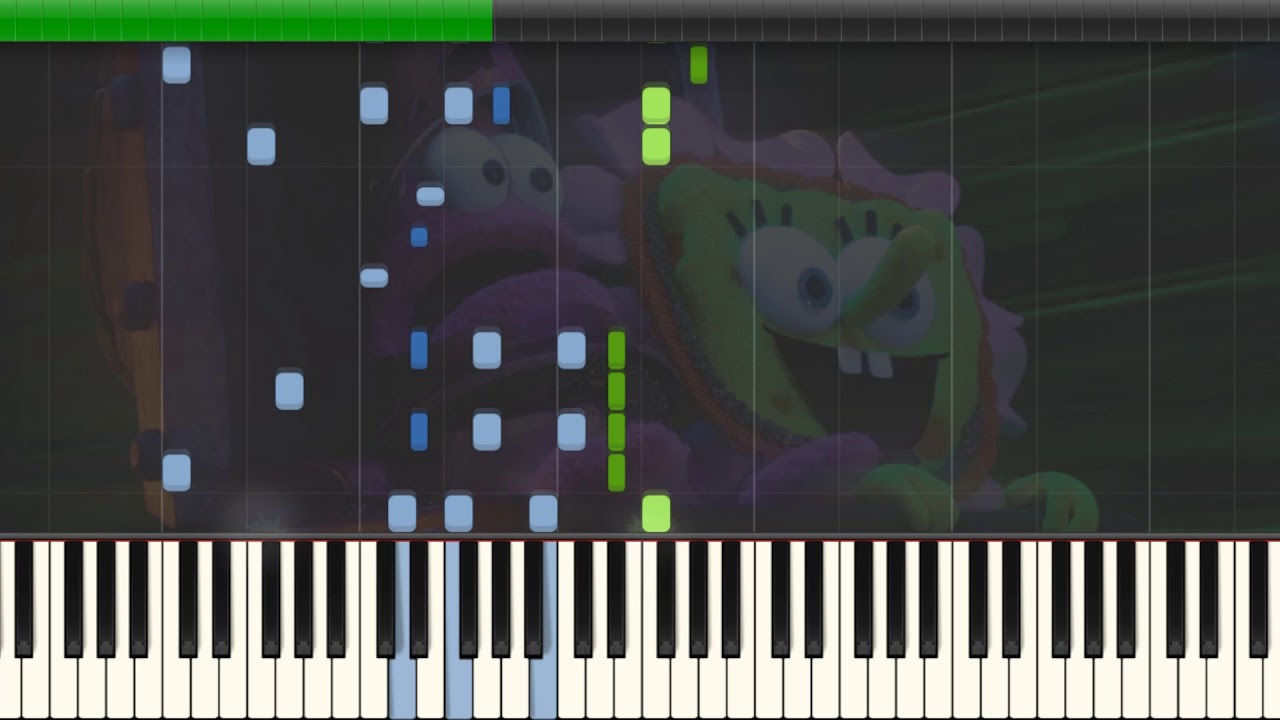 SpongeBob Song: Ahhhh (aka The Scare Song) - Piano cover