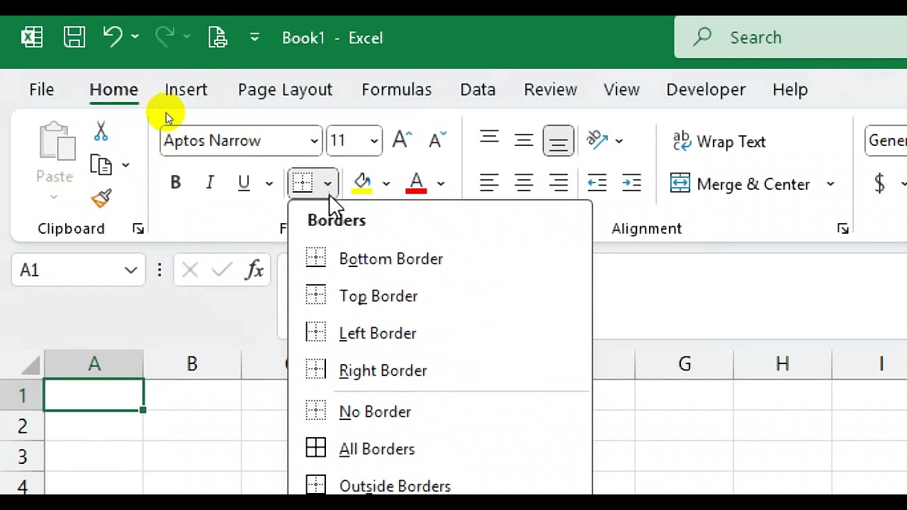 Microsoft Excel Class 01 | File Tab, Home Tab & Cells Basics | বাংলা টিউটোরিয়াল