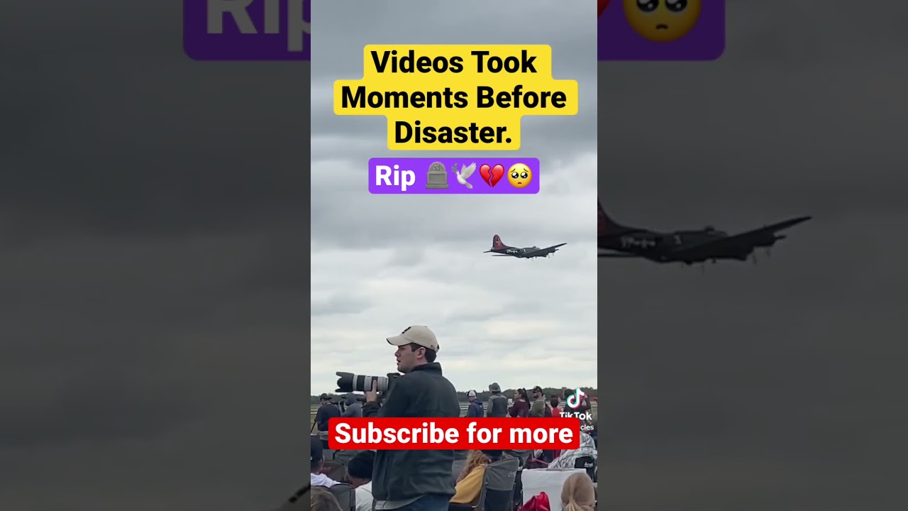 Video took moments before B17 Dallas Airshow Tragic Plane Crash Disaster #aviation #planecrash #B17
