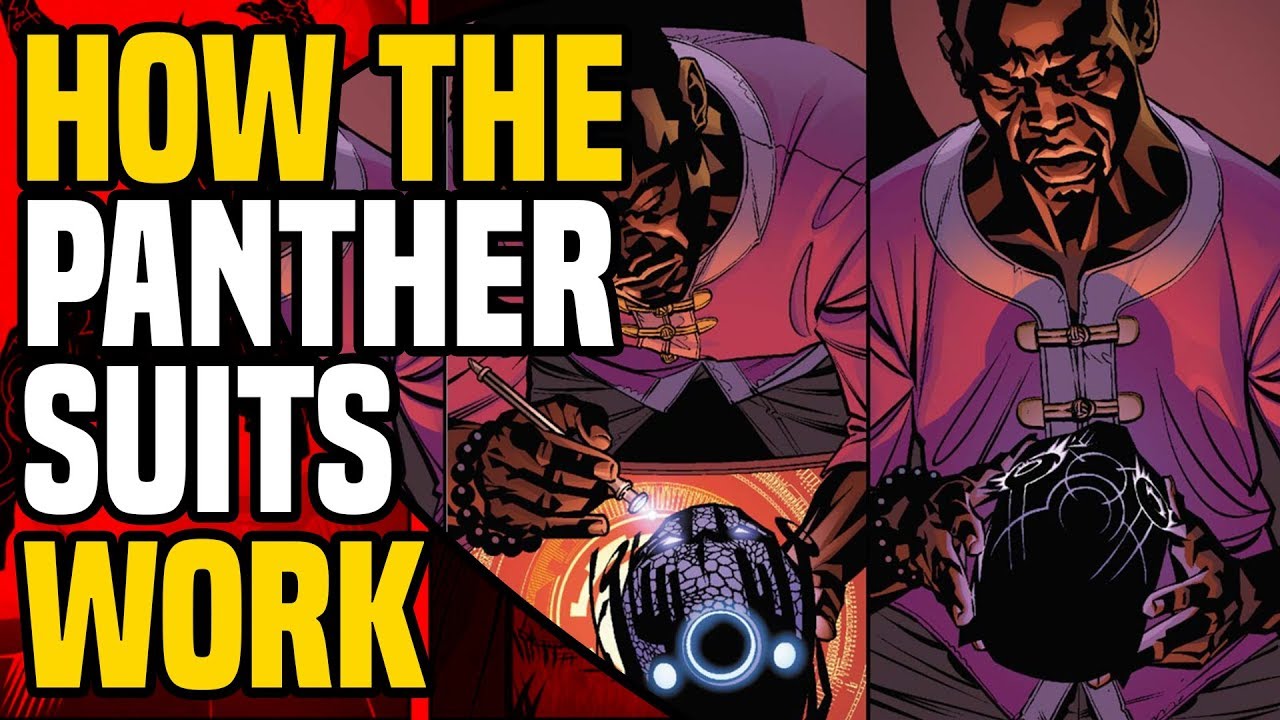 Black Panther Suits And Armors ( How They Work )