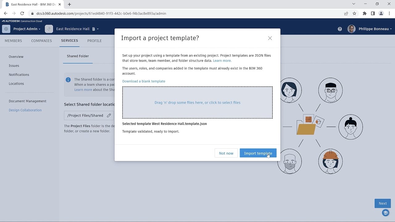 Project templates for Design Collaboration (BIM 360 Design)