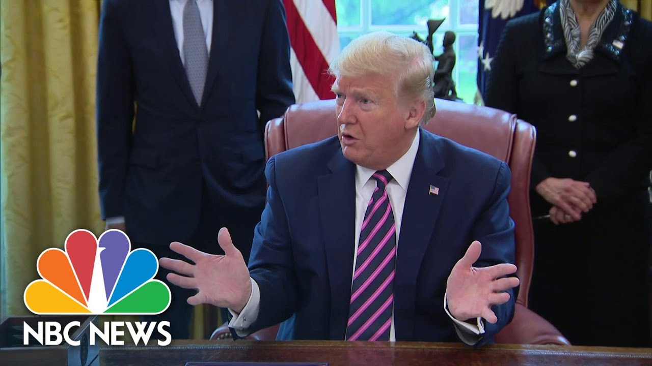 Trump Claims His Comments On Injecting Disinfectants Were A 'Sarcastic Question' | NBC News NOW