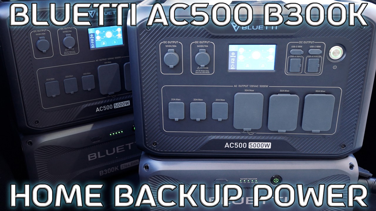 Bluetti AC500/B300K Home Backup System Review