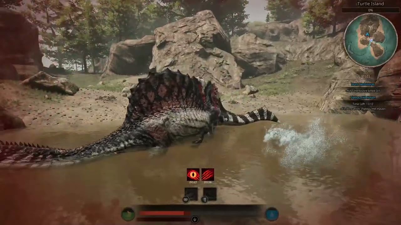 Path Of Titans Panjura: There's Always that first fight! Homecave Fight!