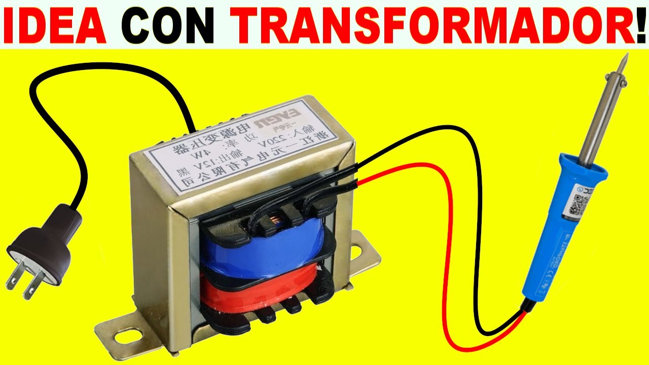 GENIAL INVENTO CON TRANSFORMADOR!
