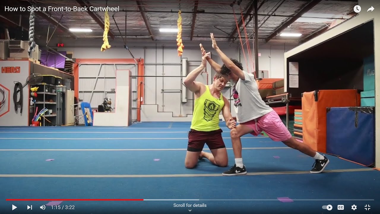 Best How to Spot a Front-to-Back Cartwheel for beginners gymnastics