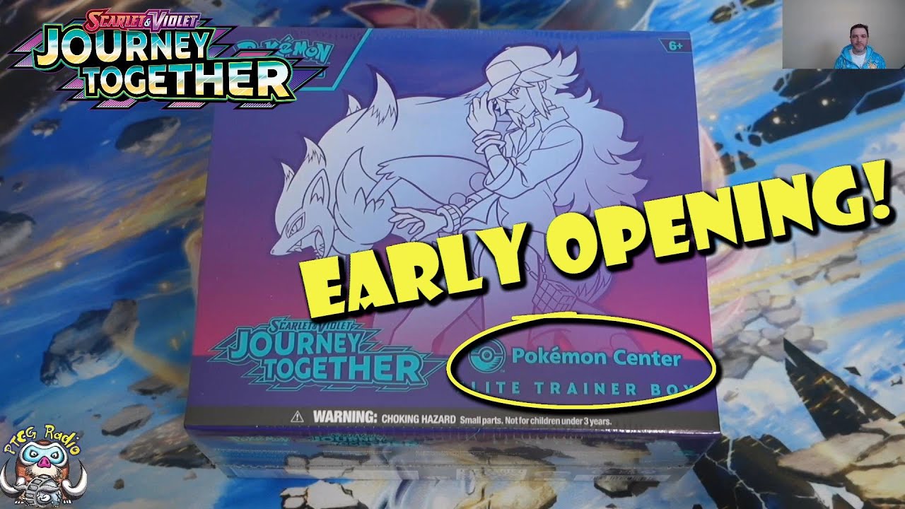 EARLY Journey Together Pokémon Center Elite Trainer Box (ETB) Opening! HYPE New Pokémon TCG Set!